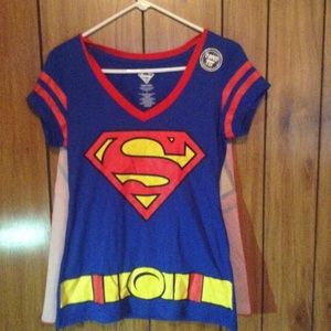NWT Superman shirt with cape